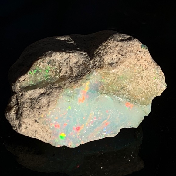 Welo Rough 32.24Ct Natural Ethiopian Play Of Color Rough Opal - Picture 10 of 16